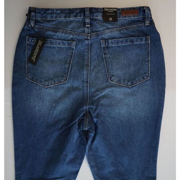 BLANKNYC 55BW2651 Women Sz 29 Blue The Cooper Long Slim Straight Denim Jeans - Picture 5 of 8